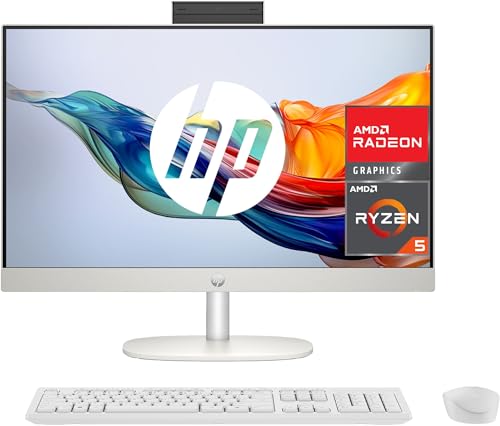 HP 27-cr0008ss 27" AMD Ryzen™ 5 7520U 16 GB LPDDR5-SDRAM 512 GB SSD PC All-in-one FreeDOS