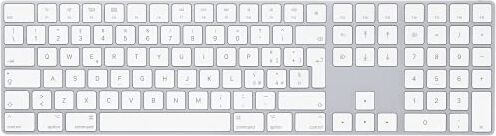 Apple Magic Keyboard con tastierino numerico: Bluetooth, ricaricabile. Compatibile con Mac, iPad o iPhone; Italiano, argento