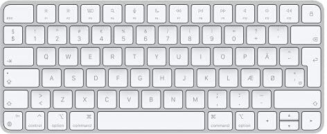 Apple Magic Keyboard: Bluetooth, ricaricabile. Compatibile con Mac, iPad o iPhone; Danese, argento