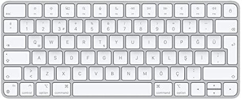 Apple Magic Keyboard: Bluetooth, ricaricabile. Compatibile con Mac, iPad o iPhone; Turco Q, argento