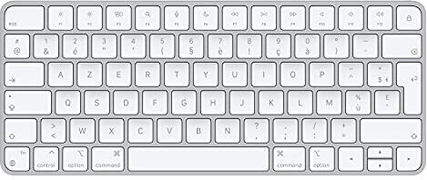 Apple Magic Keyboard: Bluetooth, ricaricabile. Compatibile con Mac, iPad o iPhone; Francese, argento