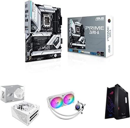 Asus PRIME Z690-A + ROG Strix 850G WHITE + ROG Strix LC 240 RGB WHITE EDITION + ROG Strix HELIOS