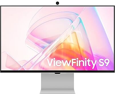 Samsung Monitor HRM ViewFinity S90PC (S27C902), Flat, 27'', 5120x2880 (5K), Smart Hub, 16:9, IPS, 60Hz, 5ms, Mini-DP, USB, Eye Saver Mode, Flicker Free, Silver