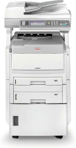 Oki MC851CDTN+ Stampante Multifunzione Laser a Colori, Funzione Stampa/Copia, Formati Supportati A3