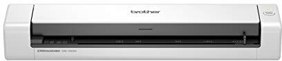 Brother DS740D Scanner Portatile, A4 con Fronte/Retro Dual Cis, Risoluzione 600 x 600 dpi, 15 ppm B/N e Colore, Autoalimentato Tramite USB