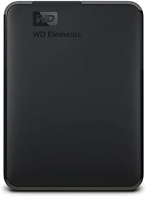 Western Digital 2 TB Elements Portable External Hard Drive - USB 3.0, Black