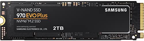 Samsung 970 EVO Plus 2 TB PCIe NVMe M.2 (2280) Internal Solid State Drive (SSD) (MZ-V7S2T0) , Black