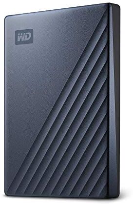 Western Digital 2TB My Passport Ultra HDD portatile USB-C con software per gestione di dispositivi, backup e protezione tramite password - funziona con PC, Xbox X, Xbox S, PS4 and PS5 - Blu