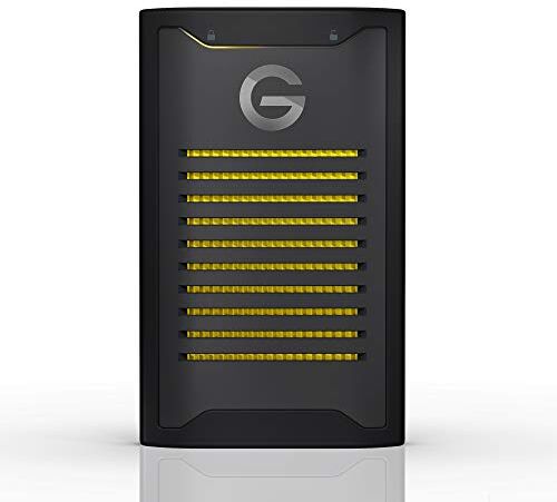 Western Digital G-Technology 2TB ArmorLock - SSD NVMe, sicurezza di alto livello, IP7, massima robustezza, prestazioni di livello professionale fino a 1000 MB/s