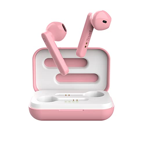 Trust Mobile Primo Touch Bluetooth In-Ear Auricolari Senza Fili (Microfono Integrato, 10 Ore di Tempo di Utilizzo) Rosa