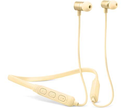 Fresh N Rebel 3Ep300Bc Band-It Wireless - In-Ear Headphones - Buttercup Cuffie Auricolari Sport Bluetooth con Neckband e Microfono e Telecomando Integrati, Giallo