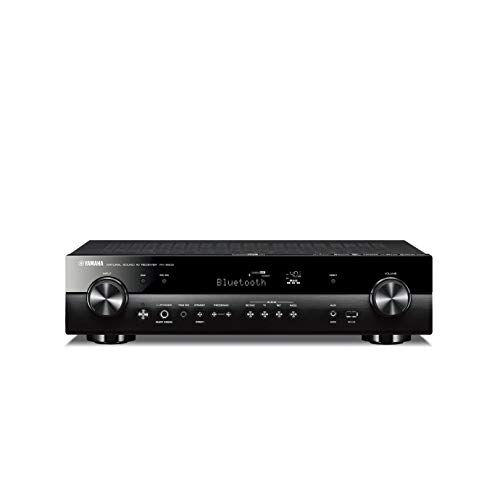 Yamaha RX-S602 Sintoamplificatore MusicCast multicanale Ricevitore AV 5.1, 60 W per canale su 6 Ohm, supporto 4K, audio HD con Cinema DSP WiFi dual band integrato, Bluetooth, USB, Nero