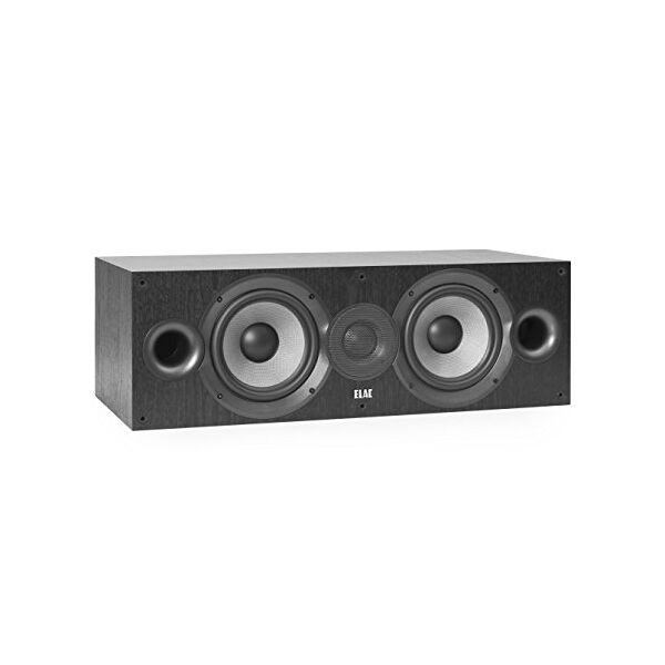 elac debut 2.0 c6.2 - altoparlante c6.2 per riproduzione musicale tramite impianto stereo, sistema audio surround 5.1, suono eccellente e design di alta qualità, altoparlante a 2 vie, colore: nero