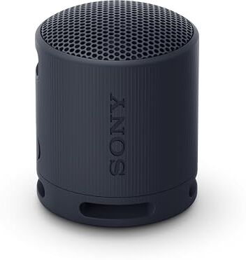 Sony SRS-XB100 - Speaker Wireless Bluetooth, Portatile, Leggero, Compatto, da Esterno, da Viaggio, IP67 Resistente Acqua e Polvere, Cinturino Versatile, Chiamate in Vivavoce - Nero