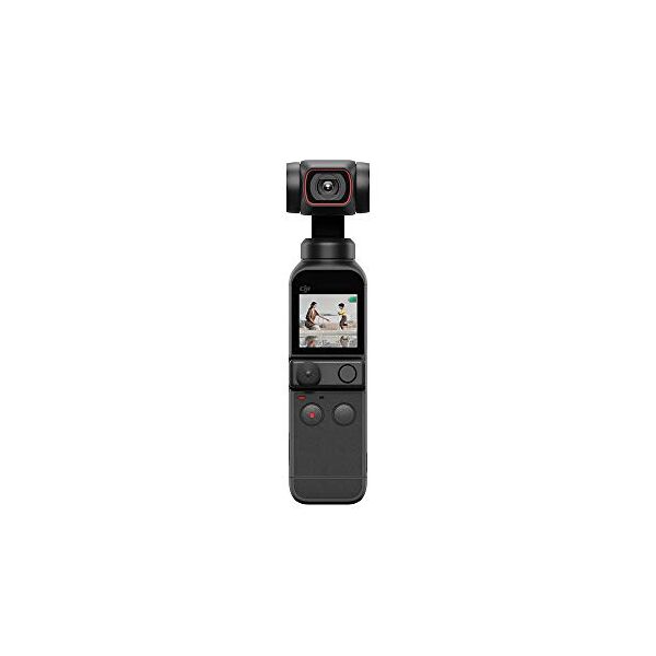 dji pocket 2 fotocamera stabilizzata 3 assi, vlog, video ultra hd, foto ad alta risoluzione da 64 mp, 1/1.7” cmos, hdr, riduzione del rumore, timelapse, slow motion, zoom 8x, livestreaming, nero