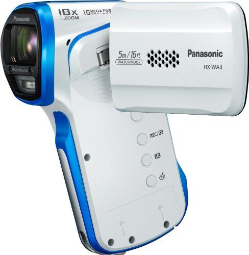 Panasonic HX-WA3EG-W Videocamera GHD Grandangolo 40 mm, iA18x EIS HDR, Bianco