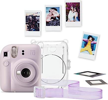 Fujifilm Confezione di fotocamere istantanee instax mini 12 in edizione limitata, lilla e viola