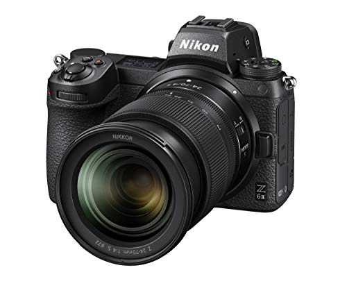 Nikon Z6II +24/70 f/4 S Fotocamera Mirrorless Full Frame, CMOS FX da 24.5 MP, 273 Punti AF, Mirino OLED da 3.690k Punti Quad VGA, 4K, LCD 3.2", Nero, [Nital Card: 4 Anni di Garanzia]