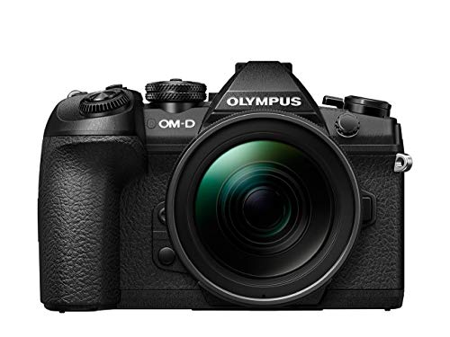 Olympus OM-D E-M1 Mark II Kit E-M1, Fotocamera di Sistema Micro Quattro Terzi (20,4 MP, Stabilizzatore d'Immagine a 5 Assi, Mirino Elettronico) e Obiettivo M.Zuiko 12-40mm PRO Universal Zoom, Nero