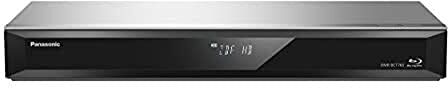 Panasonic DMR-BST765AG - Lettore Blu-Ray e registratore con Twin HD DVB-S Tuner, 500 GB, 4K Upscaling, Ultra HD, registrazione simultanea, Smart Ready, argento