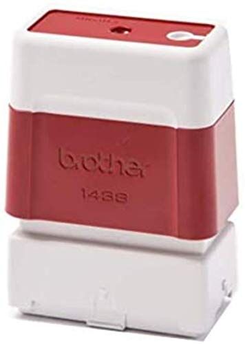 Brother PR1438R6P Timbro Rosso dimensione 14x38 mm - Confezione da 6 pezzi