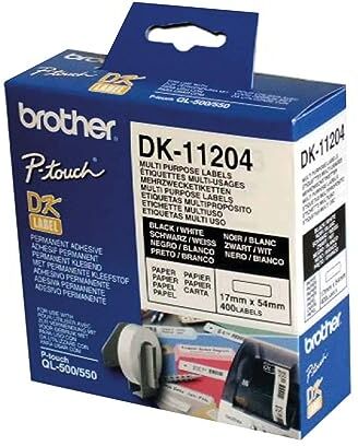 Brother DK-11204 Tecnologia di stampa termica diretta/nero/bianco