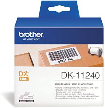 Brother DK-11240 Etichette di Spedizione, Nero/Bianco