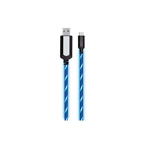 APM 570365 - Cavo USB Type-C Led 3A, 1 m, colore: Blu