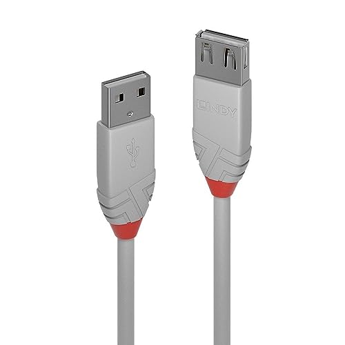 Lindy Prolunga USB 2.0 Tipo A Anthra Line, 3m