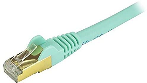 StarTech.com C6ASPAT12AQ cavo di rete 3,7 m Cat6a Turchese