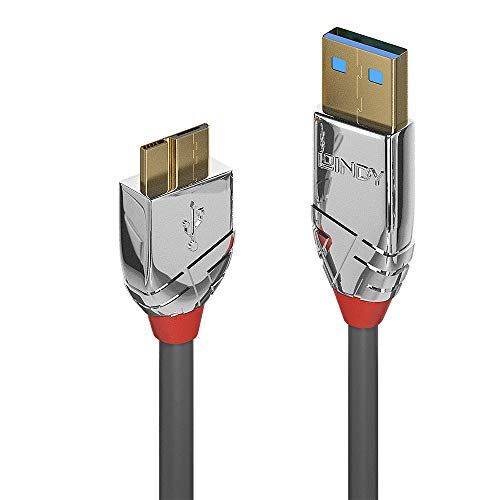 Lindy Cavo USB 3.0 Tipo A a Micro-B Cromo Line, 3m
