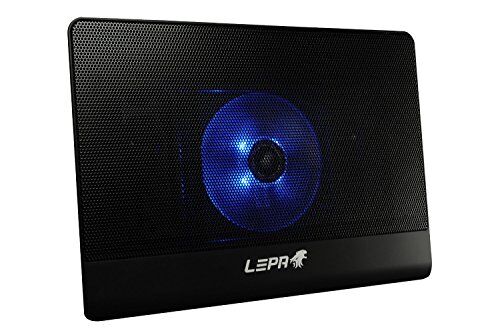 LEPA LPCP001 Lepad V17 - Supporto ventilato per PC portatili fino a 17", colore: Nero