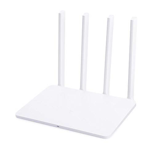 PMWLKJ Router WLAN 3G 1167 Mbps 2,4 GHz 5 GHz Dual Band WLAN 128 Mbps Dual Band 802.11ac Quattro potenti antenne ad Alto Guadagno Aggiungi Adattatore US Bianco