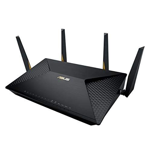 Asus Business Wireless AC2600 Dual Band Gigabit Router 802.11ac, 1733 Mbps (5 GHz) + 800 Mbps (2.4 GHz), 4 Antenne Staccabili, 2 x USB 3.0