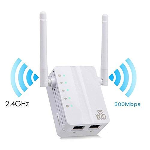suyanouz WiFi Range Extender 300 / 1200Mbps Dual Band 2.4 / 5GHz Wi-Fi Internet Signal Booster Ripetitore Wireless per Router Installazione Semplice WPS, Solo 300Gbps 2.4G, Spina EU