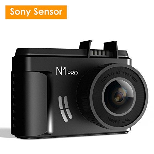 Vantrue N1 Pro Dash Cam 1080p Car camera 160 3,8 cm Dashcam per auto con super Night Vision, modalit di comando, rilevazione di movimento, rilevamento di collisione, loop recording, G-Sensor