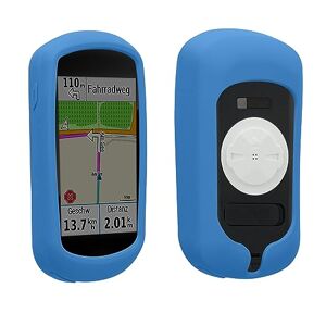 kwmobile Custodia Compatibile con Garmin Edge Explore Cover Navigatore Bici - Custodia Protettiva Ciclocomputer GPS - Silicone blu