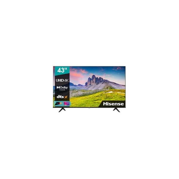 hisense smart tv 43 pollici 4k led dvb-t2 vidaa colore nero - 43a6cg