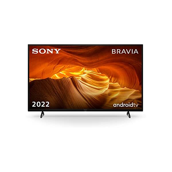 sony bravia x72k 43 pollici tv -kd-43x72k: 4k uhd led - smart tv - android tv - modello 2022, nero