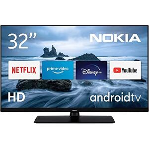 Nokia Smart TV 32 pollici, 80 cm, Android TV, HD Ready, HDR10, DVB-C/S2/T2, Netflix, Prime Video, Disney +