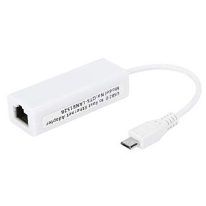 Pissente Adattatore Scheda di Rete Adattatore Ethernet Micro USB a Porta Ethernet RJ45 per Scheda Madre Raspberry Pi Zero 1.3/W