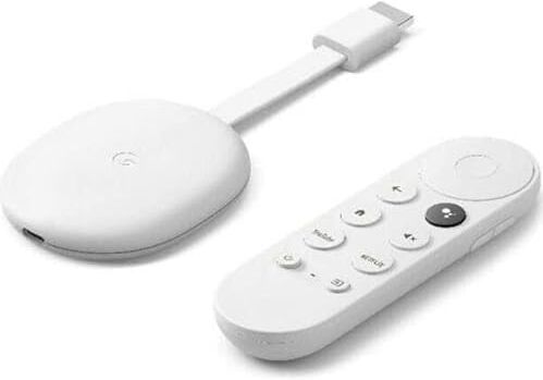 Chromecast con Google TV (HD) Snow - Intrattenimento in streaming sul televisore con ricerca vocale tramite telecomando. Guarda film, spettacoli, Netflix, NOWTV e altro ancora.