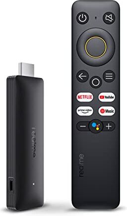 Realme 4K Smart TV Stick - Streaming Player con telecomando, nero