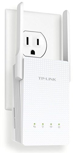TP-Link RE210 Range Extender Wi-Fi AC750, Dual Band Fino a 750 Mbps, 433 Mbps a 5 Ghz e 300 Mbps A 2.4 Ghz, 1 Porta Gigabit Ethernet, Design a Parete