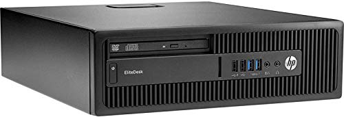 HP Elitedesk 800 G1 SFF PC - Core i5 (4° Gen) 8 GB RAM, 500 GB HDD, DVD-RW – Win 10 Pro Computer (ricondizionato)