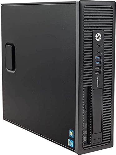 HP Elitedesk 800 G1 SFF PC Core i5 (4.Gen), 8GB RAM, 240GB SSD + 1 TB HDD, DVD-RW - Win 10 Prof. (Ricondizionato)