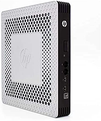 HP SIMPLETEK PC COMPUTER DESKTOP FISSO THIN CLIENT MINI PC T610 SLIM AMD 4GB SSD 16GB RS232 COM SERIALE CONSOLE GESTIONE SERVER GESTIONALE WINDOWS 7 EMBEDDED (Ricondizionato) (Con Antenna WiFi USB)