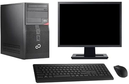 PC Tower Fujitsu P520 - Schermo 27" Intel i7-4790 RAM 8 GB SSD 240 GB Windows 10 WiFi (ricondizionato)