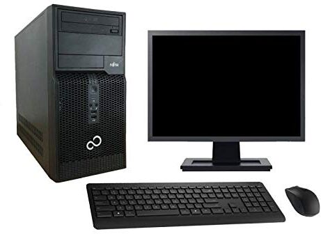 Fujitsu PC Tower P400 Schermo 27" Intel i5-2400 RAM 4GB SSD 480GB Windows 10 WiFi (rigenerato)