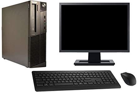 Lenovo PC M82 SFF Schermo 19" Intel Core i3-3220 RAM 8GB SSD 480GB Windows 10 WiFi (ricondizionato)